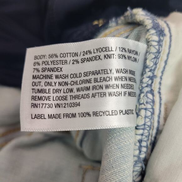 Isabel Midi Short Blue Size 18 Maternity Shorts Ingrid + Isabel - Picture 5 of 6